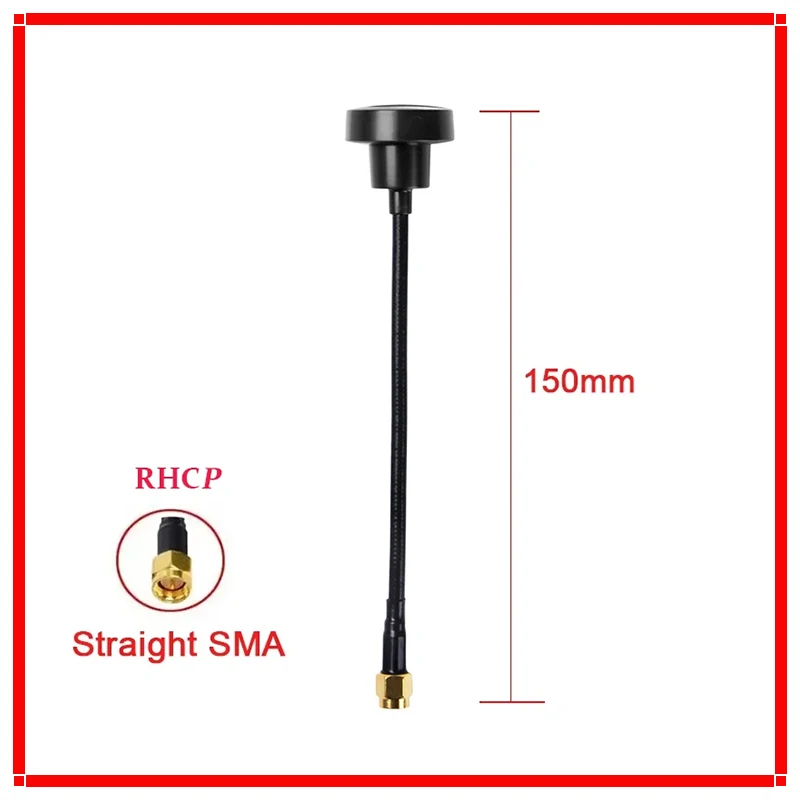 1PCS Pagoda PRO 150mm 5.8GHz 3dBi Omni FPV Antenna RHCP SMA for RC Freestyle FPV Racing Drone VTX Goggles DIY Parts