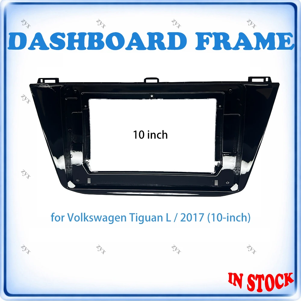 

Car Radio Fascia Frame For VW Tiguan L 2017-2018 10 inch Stereo Panel Canbus Wiring Harness
