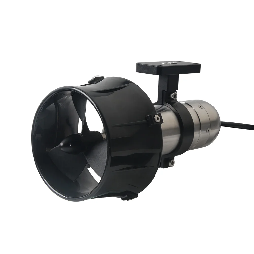 FATJAY KYI-8ET  24V/48V 8kg thrust Underwater Thruster, Built-in FOC ESC，316 Stainless Steel Casing For RC boat pulp board