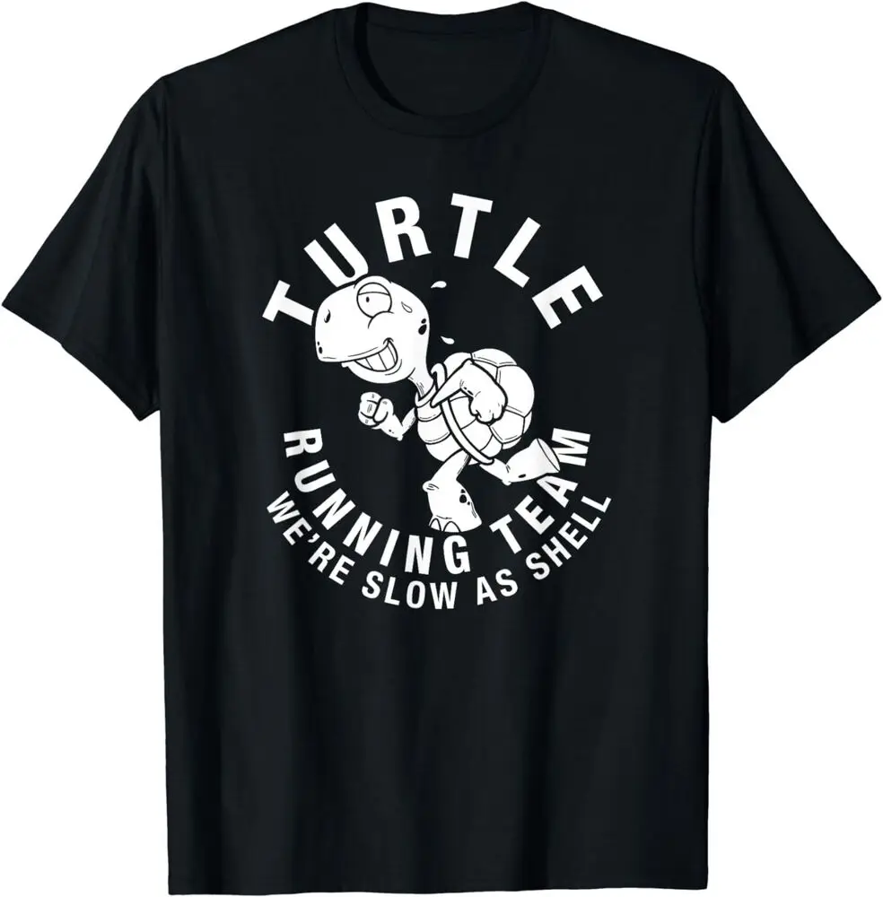 Lazy Turtle T-Shirt Team Funny Running Sea Lover T-ShirtAnime Pattern Clothing Y2K SummerAnime Graphic T-shirts fo