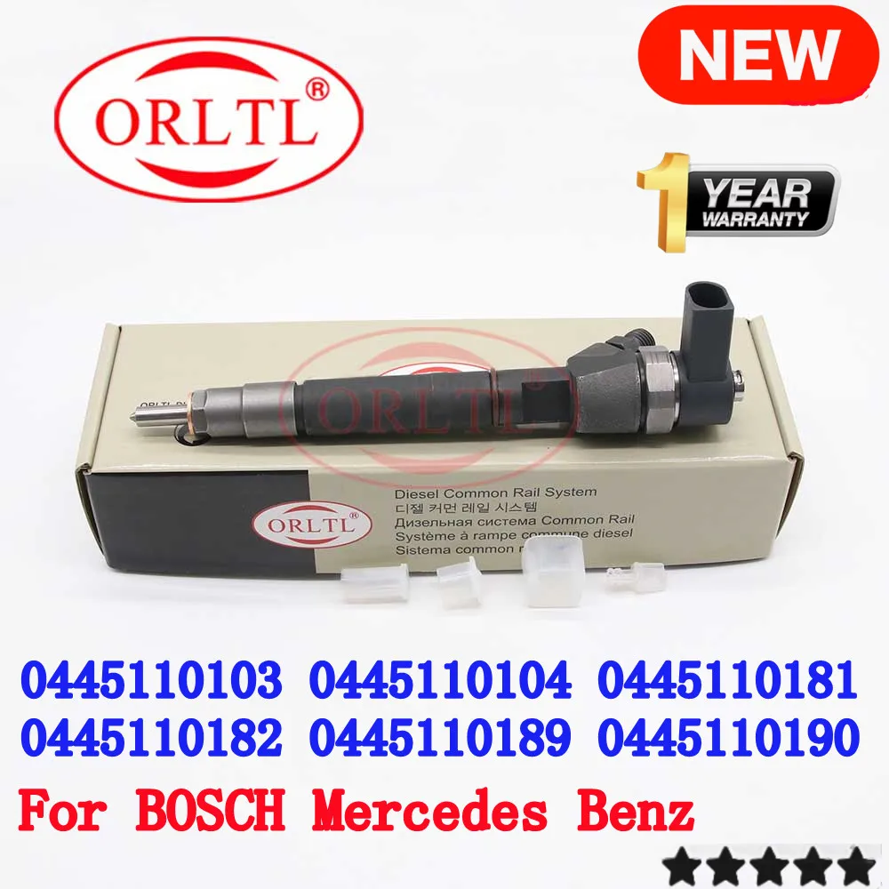 ORLTL 0445110103 0445110104 0445110181 0445110182 0445110189 0445110190 for Mercedes-Benz Common Rail Diesel Fuel Injector