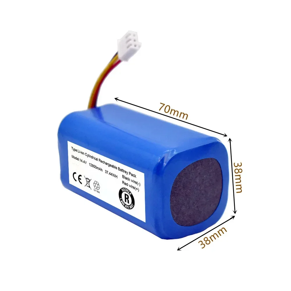 14.4v 12800mah (For C30B) High Capacity Original Battery for LIECTROUX C30B Robot Vacuum Cleaner, , lithium cell, 1pc/pack
