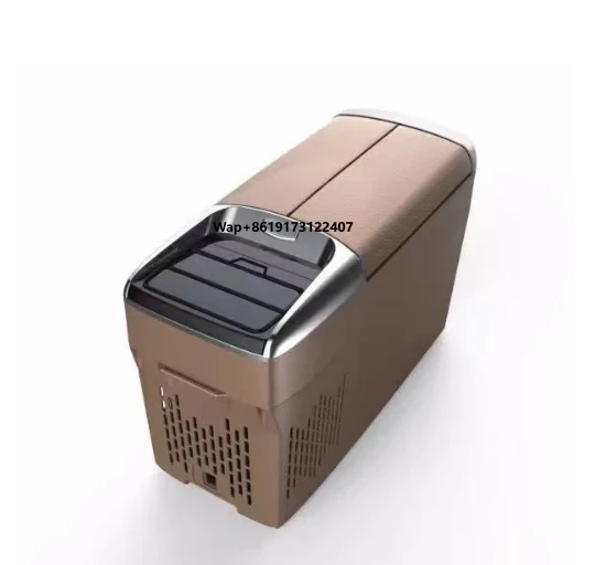 DC 12V Car Center Console Fridge 11L Smart Digital Touch Screen Compressor Cooler Box