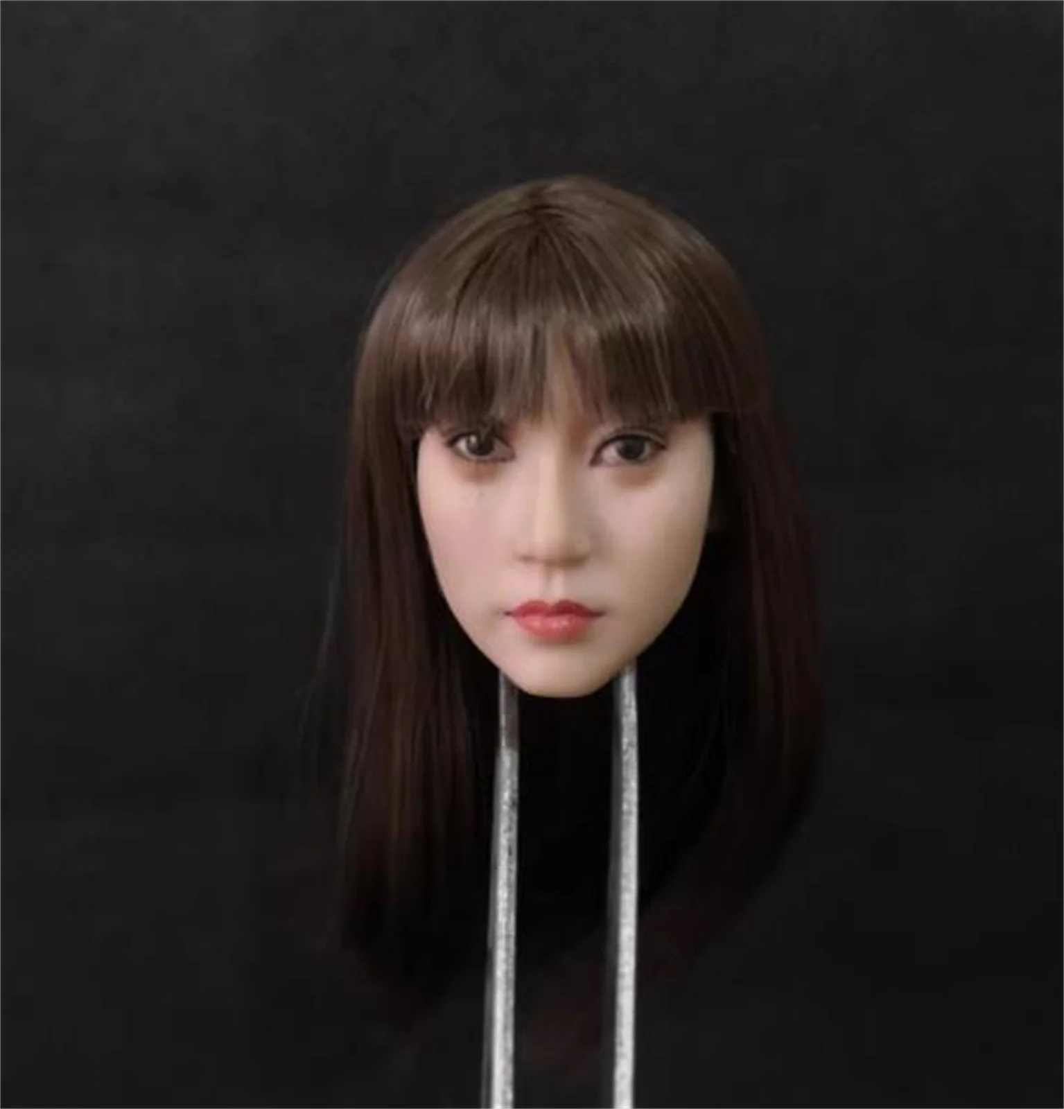 Sculpture de tête féminine à l'échelle 1/6, Expression asiatique, cheveux longs, modèle de fille, jouets adaptés à 12 pouces, TFit 12 pouces, figurine d'action TBL PH