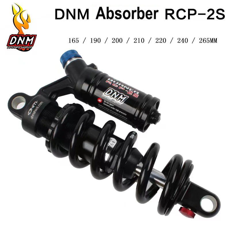 Dnm-ダウンヒルショック自転車用リアサスペンションスプリング,190mm