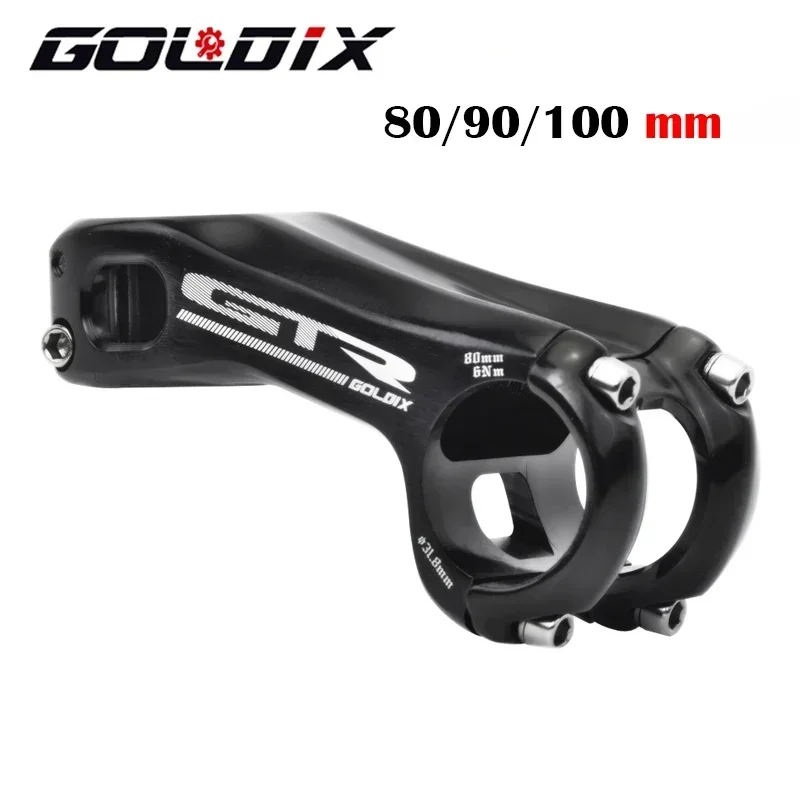 

GOLDIX GTR new CNC handlebar road mountain handlebar stand ultralight 20 degree 28.6*31.8mm 80/90/100mm bicycle handlebar parts