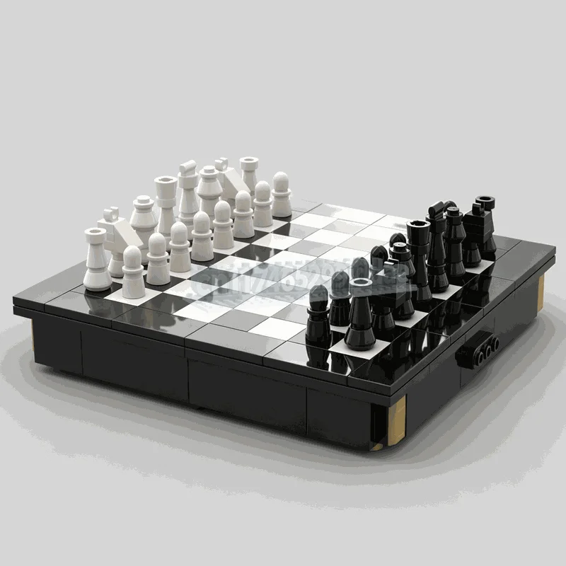 364Parts Portable Mini Chess Game Building Blocks Classic Board Strategy Set DIY Assembly Model Desktop Learning Festival Gifts