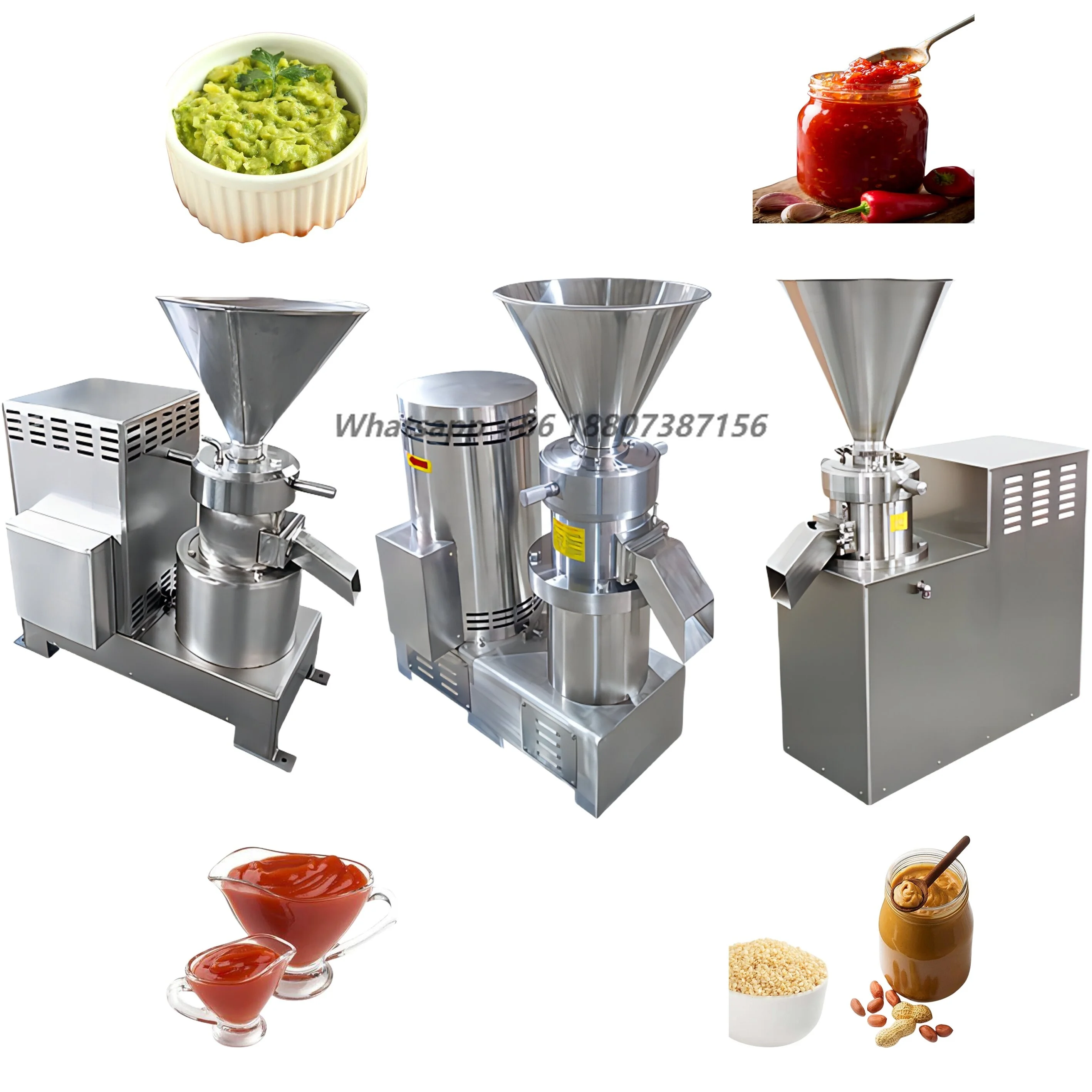 VBJX Sesame Paste Colloid Mill Cocoa Bean Ginger Garlic Corn Paste Grinding Machine Peanut Butter Milling Filling Paste Machine