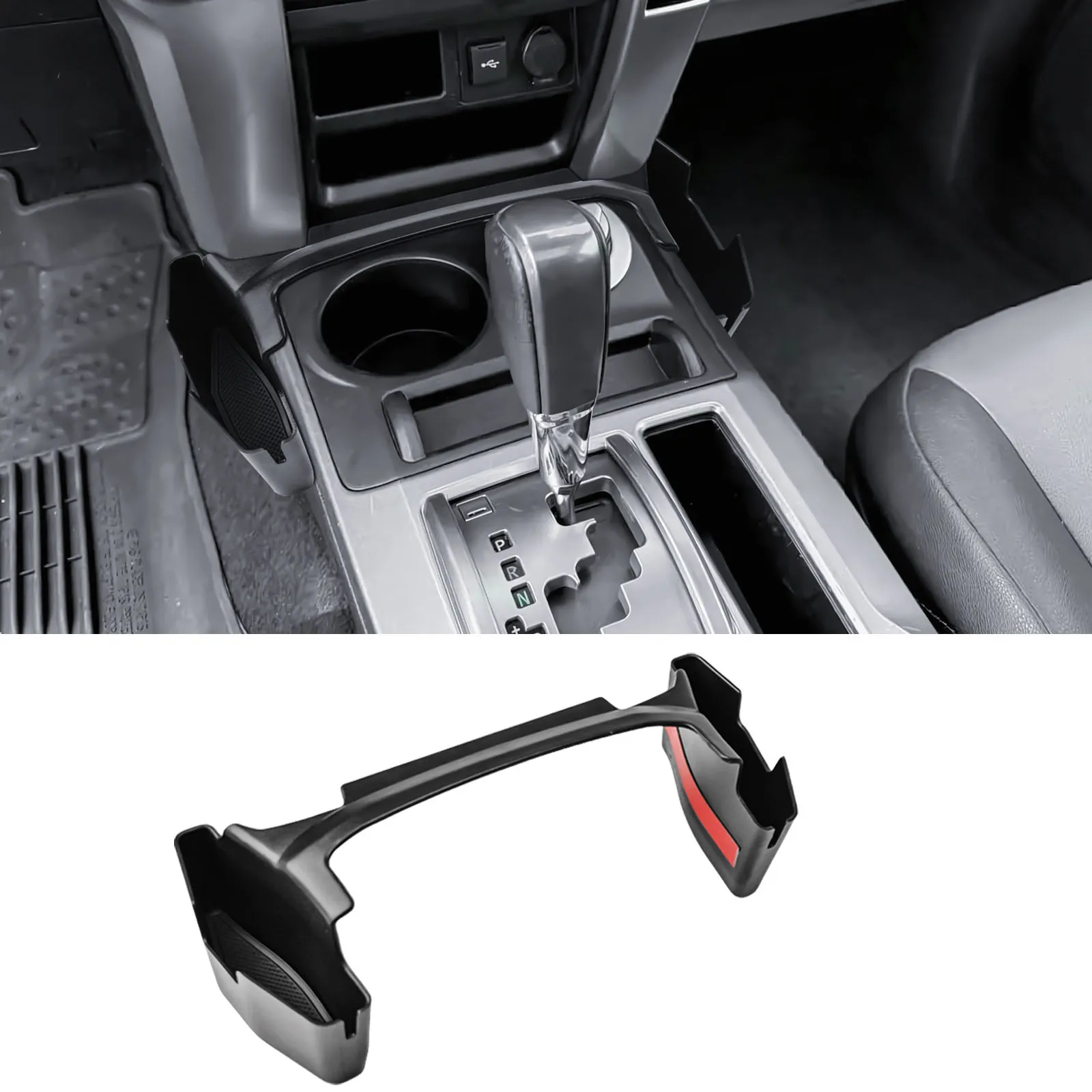 For Toyota 4Runner 2010-2024 Gear Shift Hanging Storage Organizer Tray Middle Center Console Hanging Storage Box Car Accessories