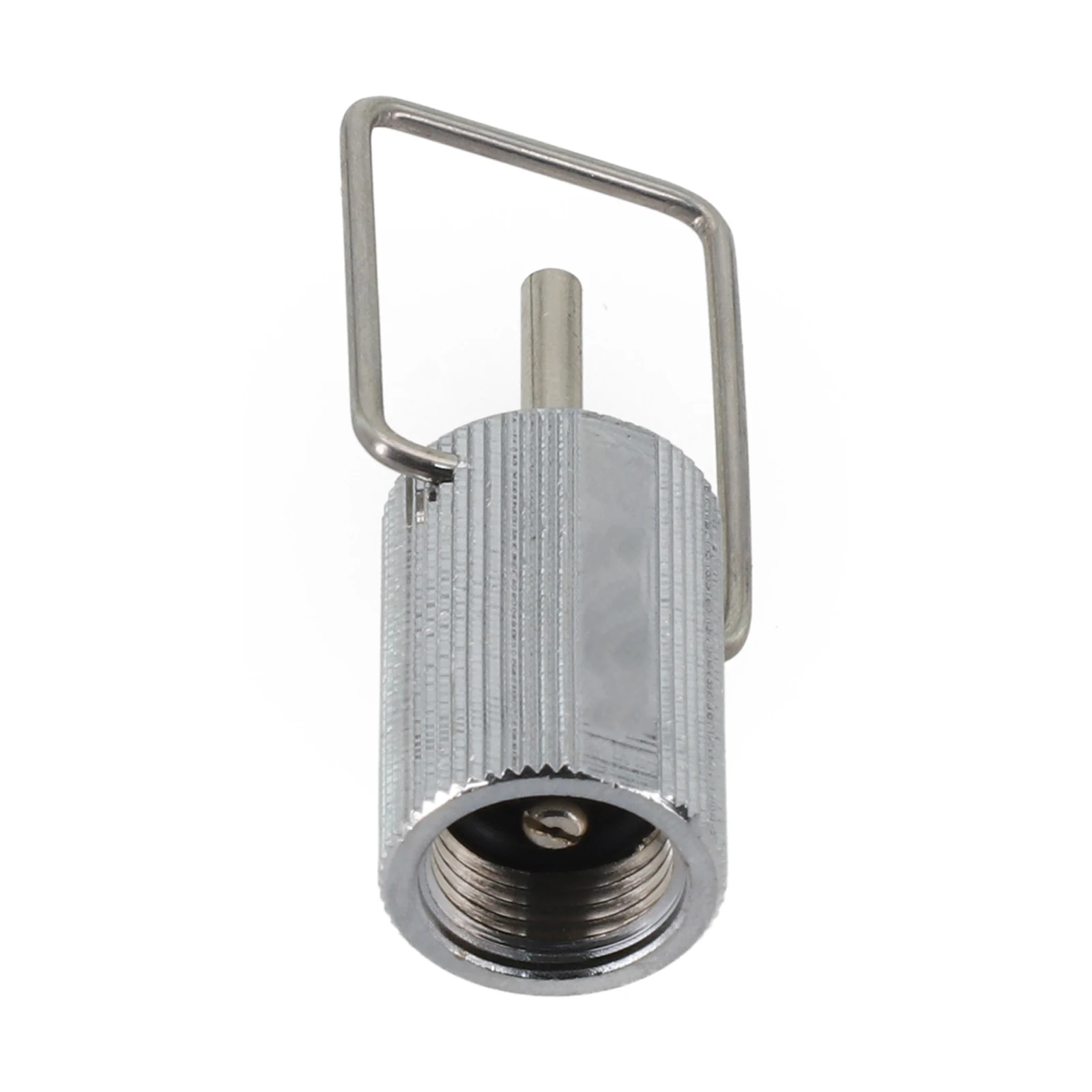 1Pcs Outdoor Connector Adapter Camping Gas Lantern Lamp Mountain Gas Tank Inflation Adapter Silver Copper Accessories