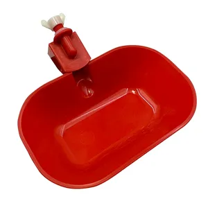 موزع مياه أوتوماتيكي للدجاج والبط والإوز وأوعية المياه والدواجن والدواجن ومنتجات أعلاف الدواجن ، أحمر ، 5 قطع أعلى 8 مبيعات مغذي أوتوماتيكي للخنازير - رقم 7