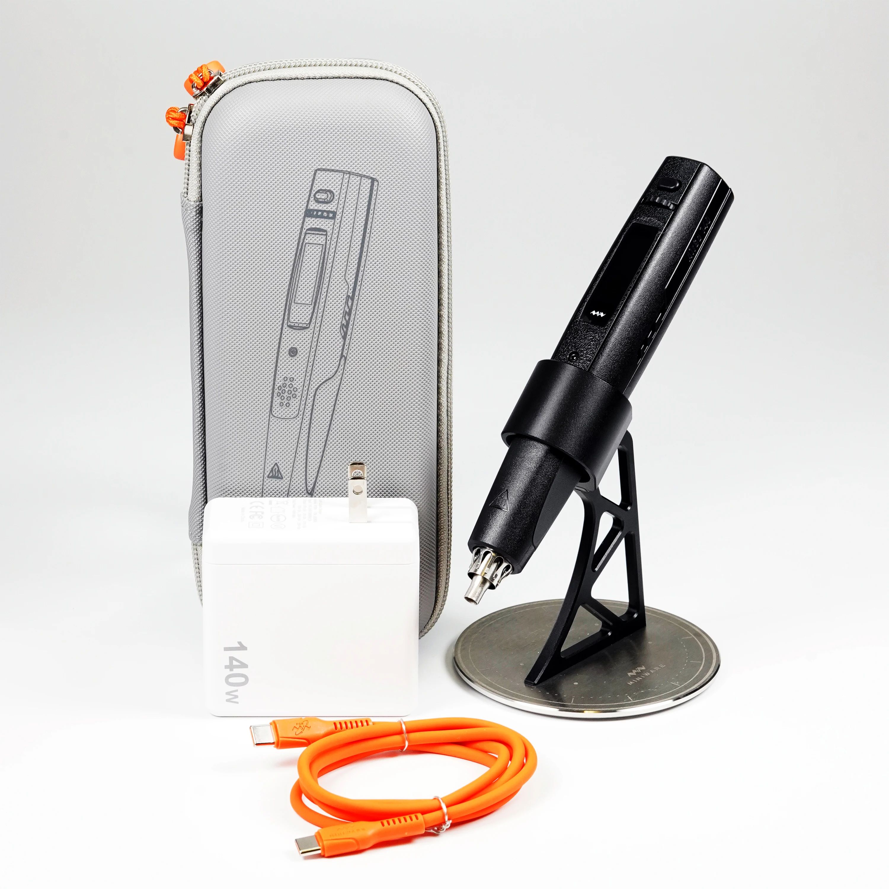 MINIWARE AirGo 140 Portable Hot Air Gun 140W Electric Heat Gun with USB-C Compact 115g for Phone Repair BGA Desoldering