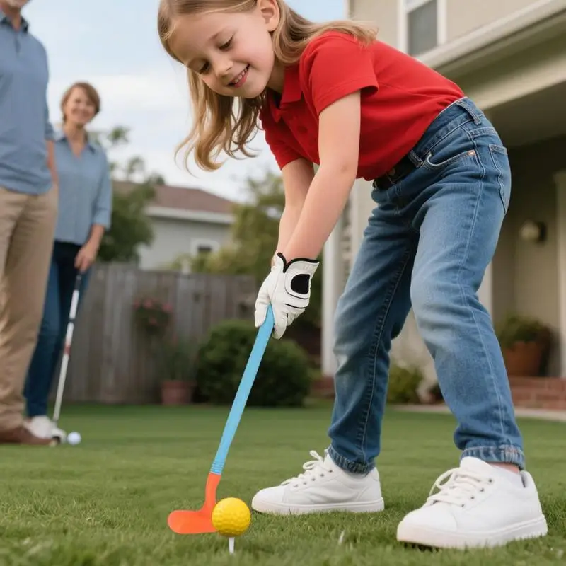 Ensembles de clubs de Golf pour enfants, jeux d'interaction Parent-enfant, activités éducatives préscolaires, jouets de sport d'intérieur et d'extérieur pour enfants