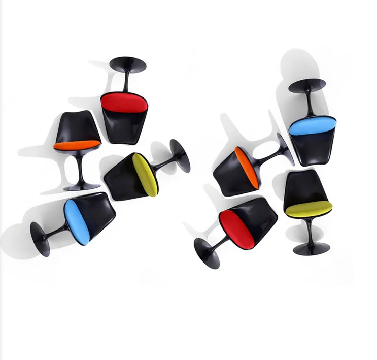 Tulip Chair Creative Plastic Dining Table and Chair Reception Simple