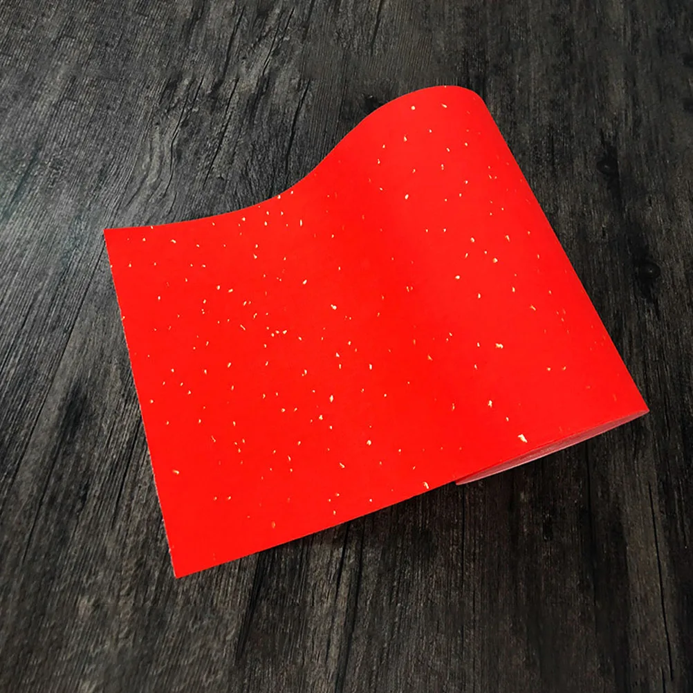 

Red Xuan Paper Blank Couplet Scroll Festival Decor Traditional Painting Art Supplies Excellent Toughness Slow Infiltration