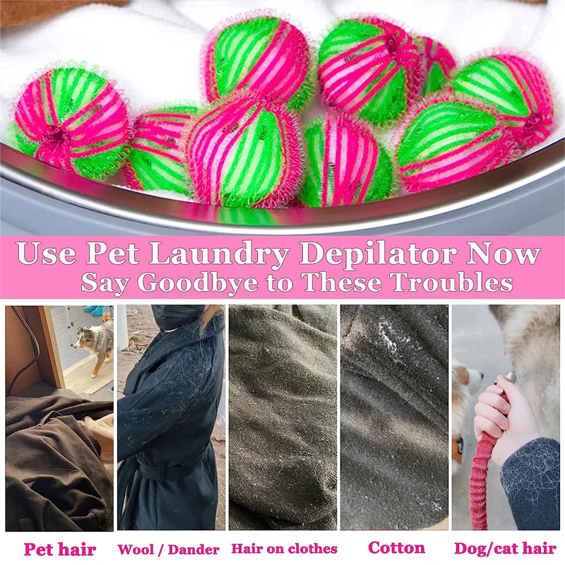 Nylon Hair Remover Laundry Balls Washing Machine Fluff Hair Catcher Lint Filter Laundry Ball Dirty Collection Cleaning Balls