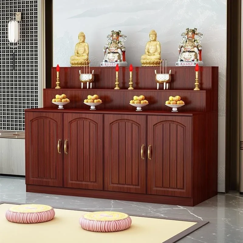 Guanyin Shentai Buddha Devotion Platform Steps Buddha Worship Cabinet