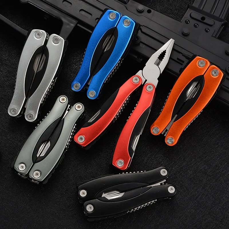 Outdoor camping universal tool pliers multi-purpose pliers folding pliers mini stainless steel combination pliers for home use