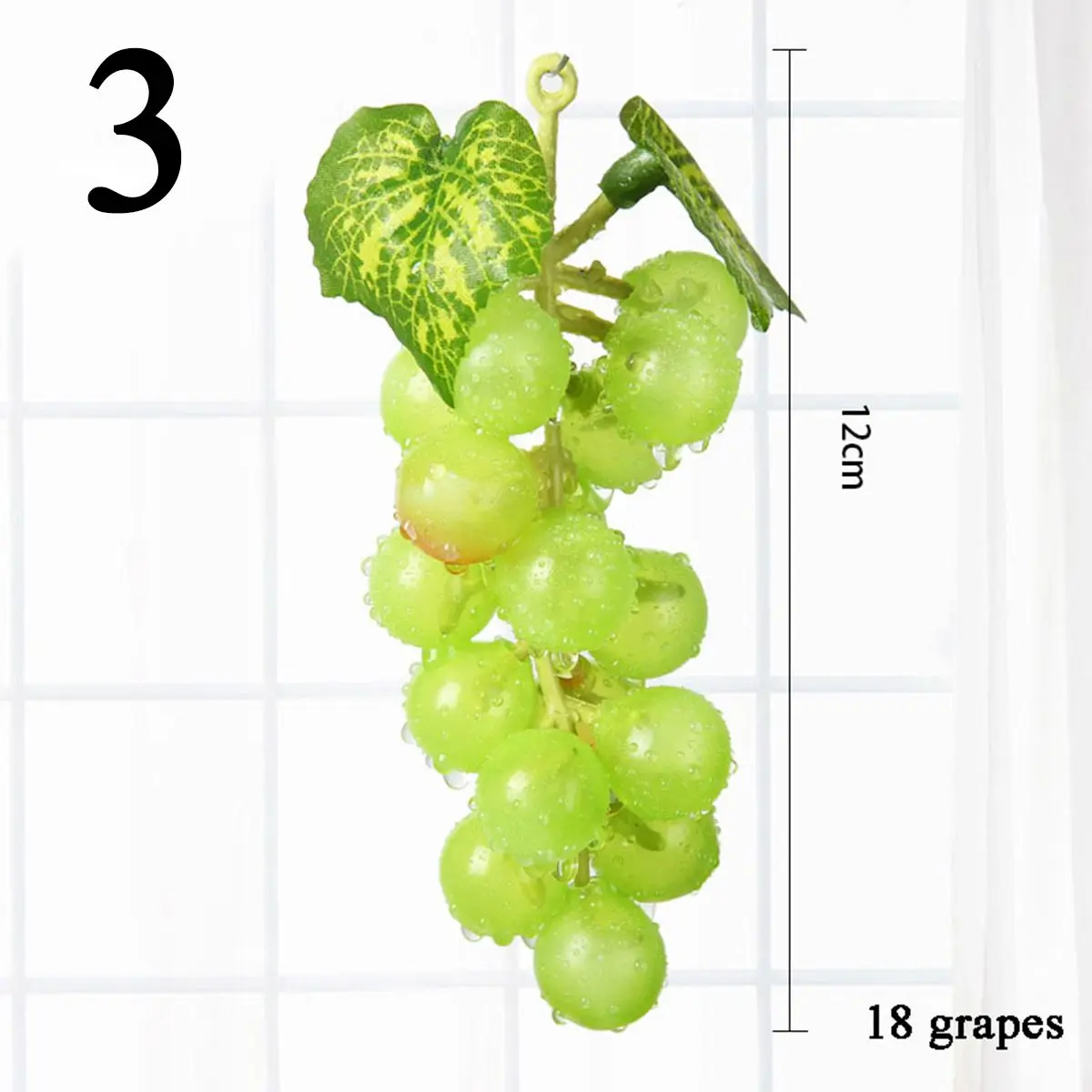 

Party Garden Wedding Plastic Lifelike Home Decor Artificial Fruit Grapes Simulation