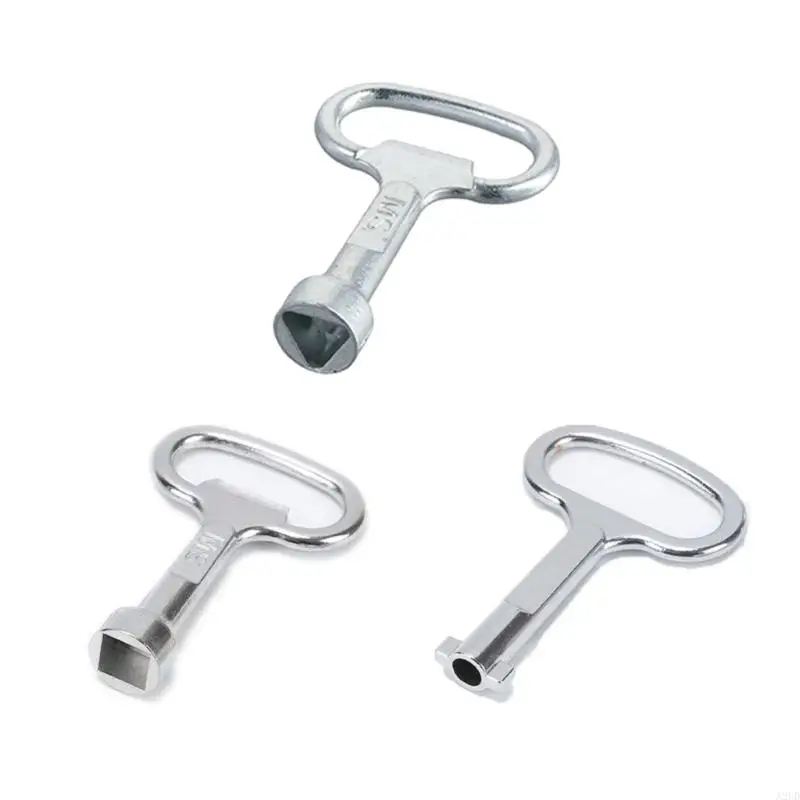 Chave soquete triangular a2ud, para armários elétricos, elevador, válvulas medidor água