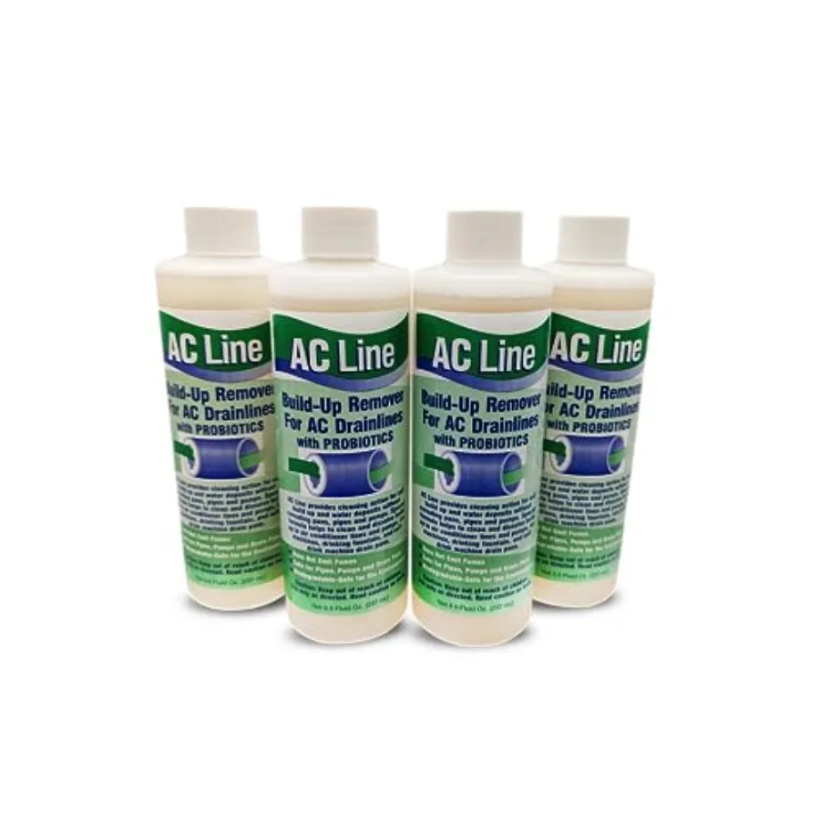 

AC Drain Line Cleaner - 4 Pack/ 12 Month Supply - Cleans HVAC drain lines, condensate lines, and more