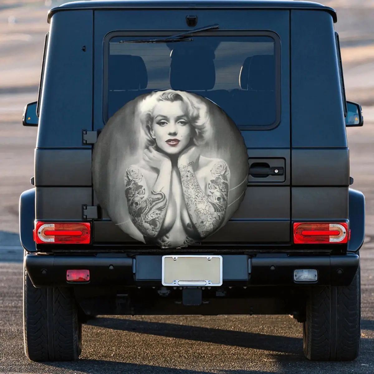 

Marilyn Monroe Funny Tire Cover Wheel Protectors Weatherproof Universal for Jeep Trailer RV SUV Truck Camper Travel Trailer