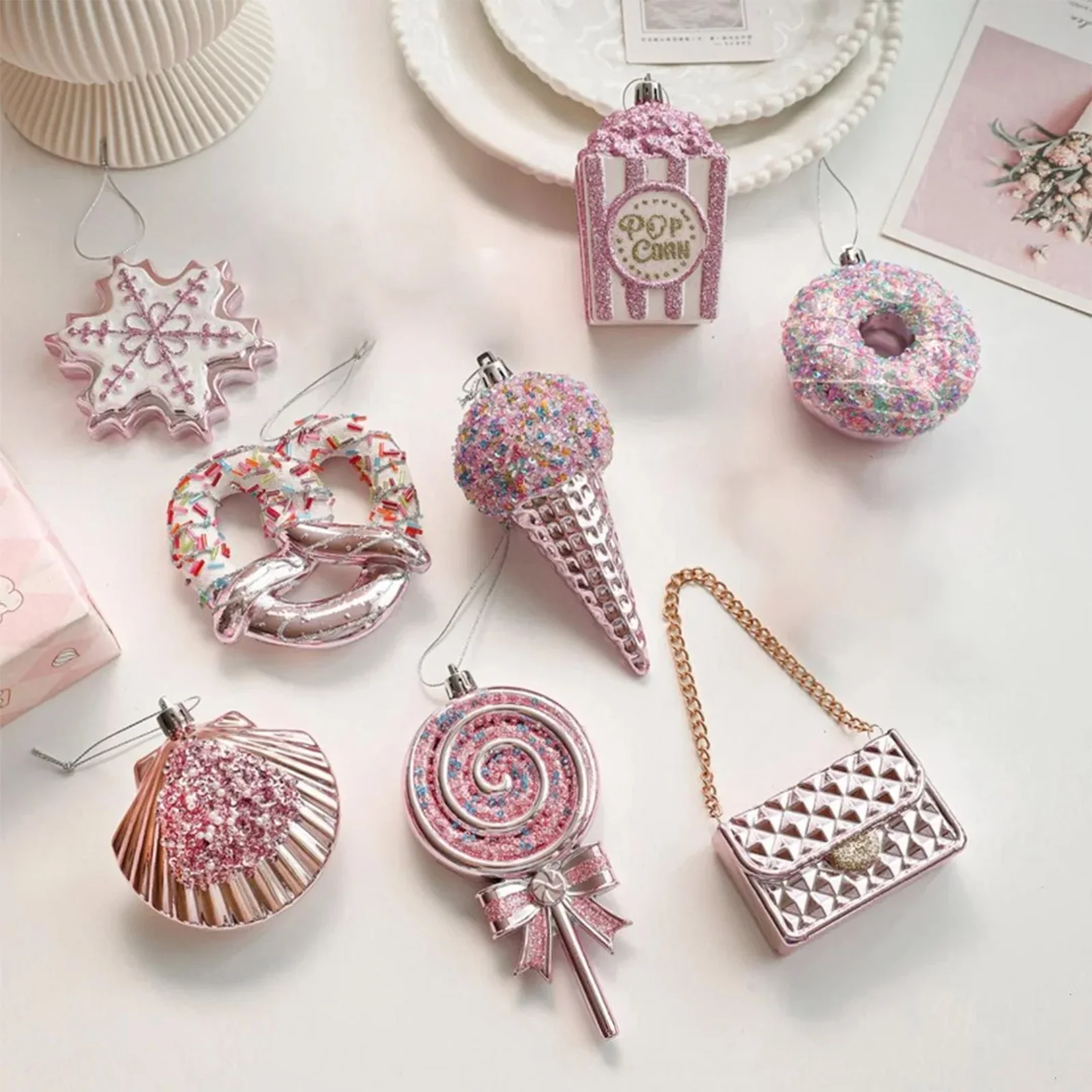 Ocean Style Creative Pendants Pink Personality Pendants Home Decoration Creative Pendant Atmosphere Creation Small Gifts view 4