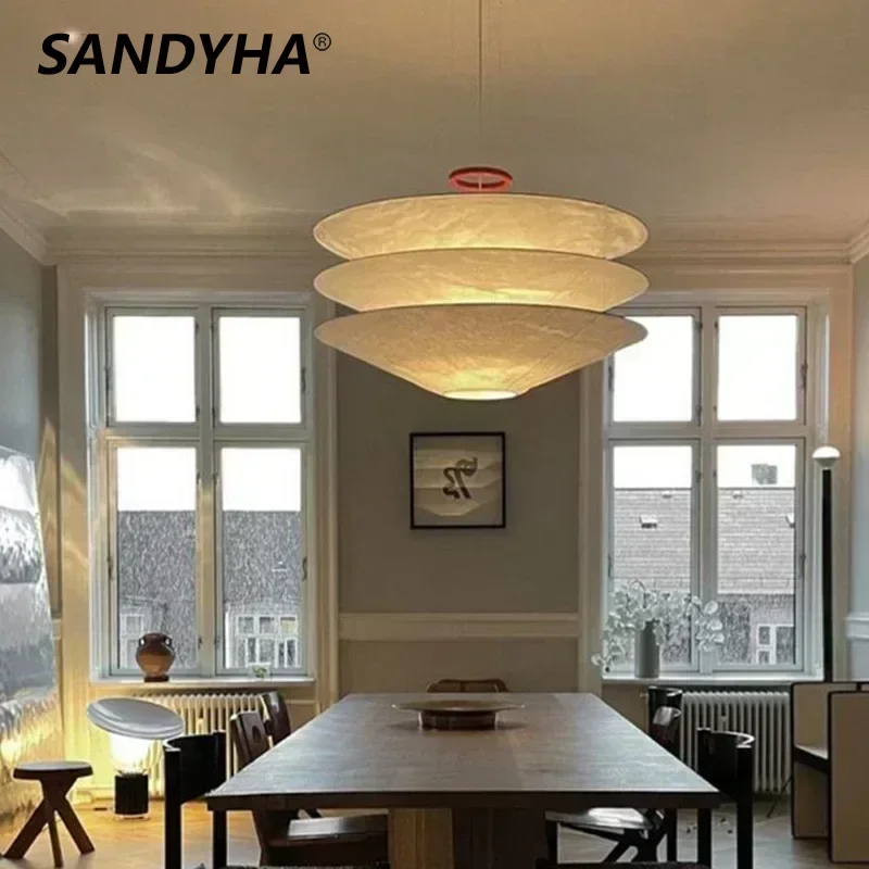 

SANDYHA Nordic Modern Ceiling Chandelier Creative Design Led Pendant Lamp Living Room Dining Bedroom Salon Home Decor Lightings