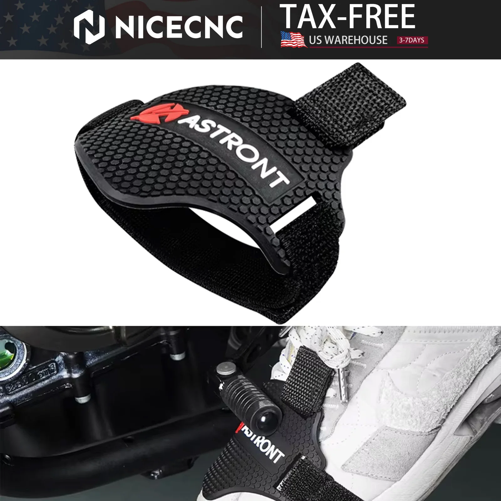 

For 2025 KTM GasGas Beta Husqvarna Yamaha Suzuki Kawasaki Honda Motorcycle Adjustable Gear Shifter Pad Boot Shoe Protector Guard