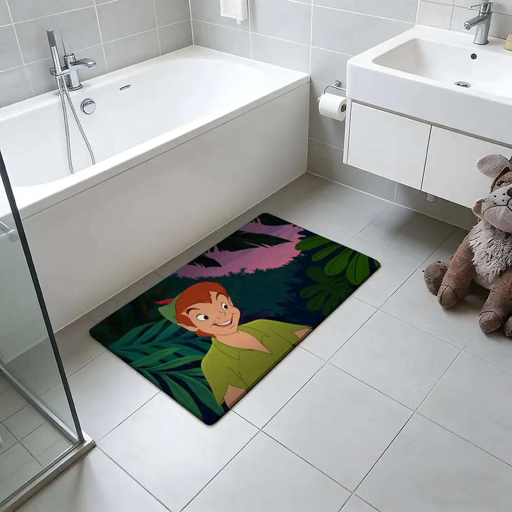 anime P-PeterS PanS Floor Mat Absorbent Floor Mat Non-Slip Entrance Rug for Bathrooms Restrooms and Toilets