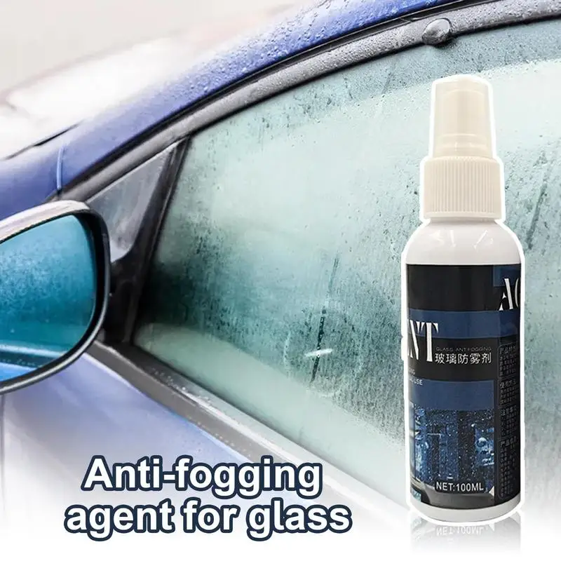 

Anti-Fogging Agent 100ml Water-Repellent Anti-Fog Glass Windshield Window Cleaner For Long-Lasting Fog Prevention Car Maintenanc