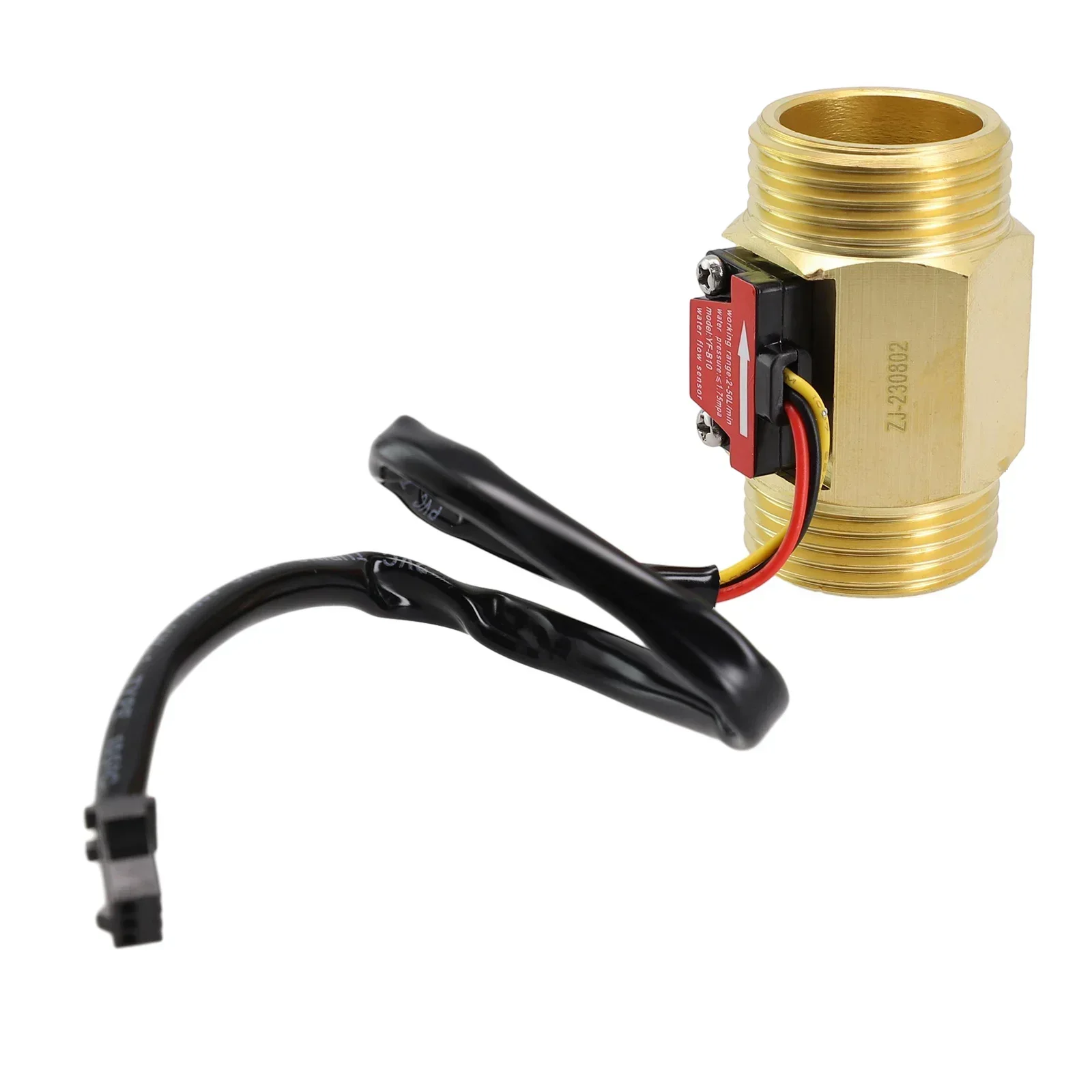 Imagem -06 - Água Stream Sensor Meter g1 Interface Hall Efeito Líquido Elemento Hall Sensor Hall Prático Yf-b10 1.75mpa Contador