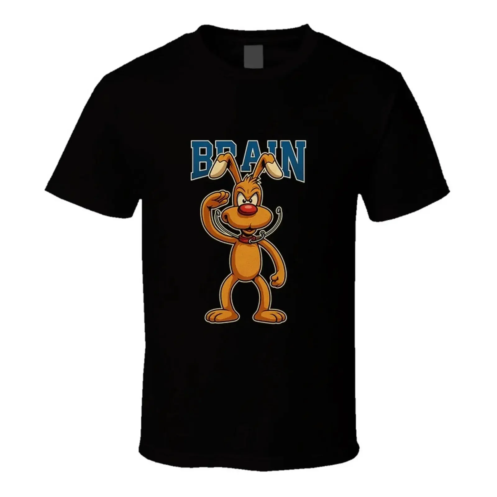 Inspector Gadget Brain The Dog Retro 80's Cartoon T Shirt vintage Washed Breathable Slightly Stylish Versatile