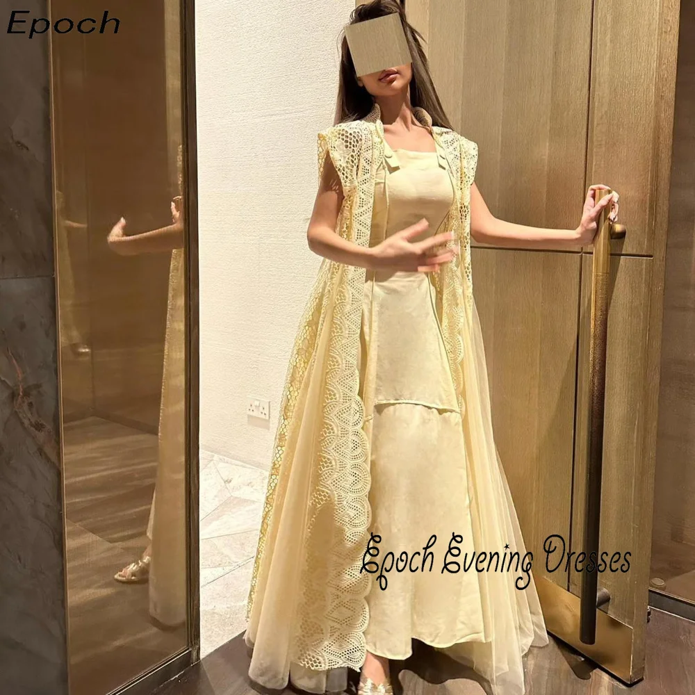 Epochale formelle Abendkleid فساتين مناسبة رسمية elegante A-Linie träger lose elegante Spitze exquisite Heimkehr Ballkleid für Frauen