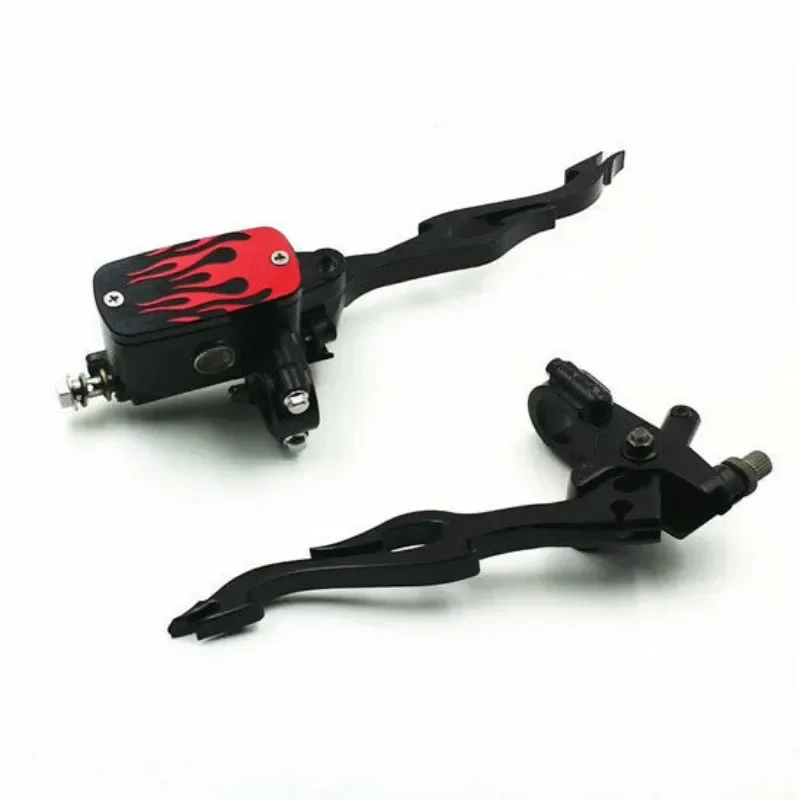 

Мотоциклетный руль 7/8 дюйма с ретро-дизайном, рычаги тормоза и сцепления с резервуаром для жидкости, для моделей GN, CG, CB, Cafe Cruiser, Custom