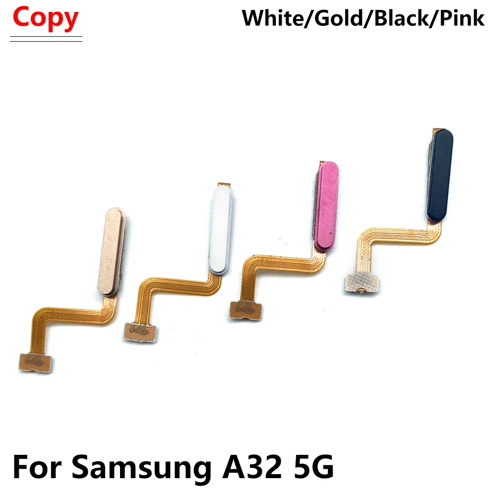 10 Pcs For Samsung A32 5G A326 Fingerprint Menu Recognition Sensor With Volume Button Power Switch On Off Button Flex