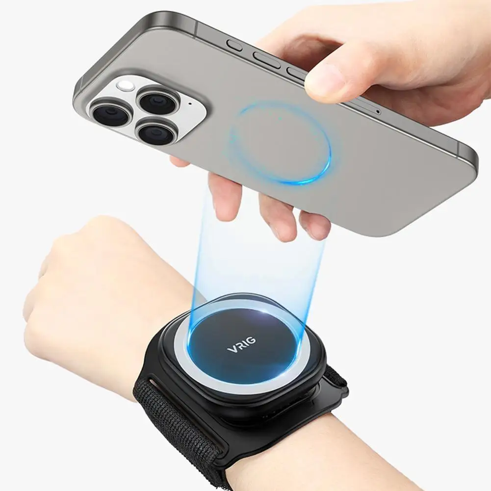 

Wrist Strap Magnetic Phone Holder Universal Suitable For Navigation And Sports Easy To Disassemble With Anti Loss Rope