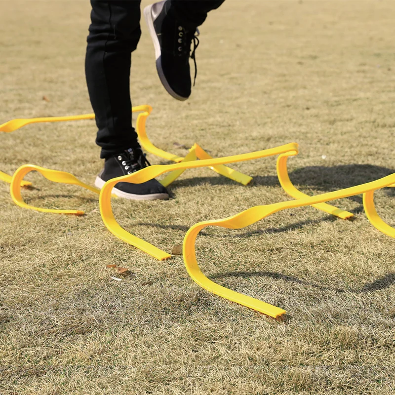 5 عبوات من معدات تدريب سرعة الرشاقة الصغيرة المسطحة على شكل حرف U، أداة تدريب اللياقة البدنية، أداة العارضة