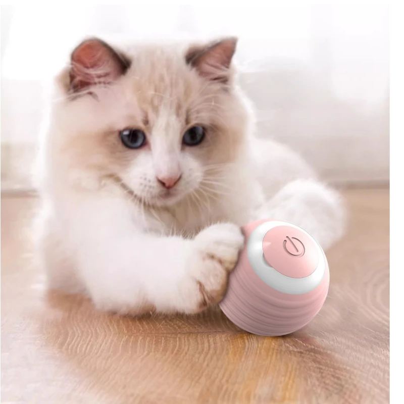 

Cat Interactive Ball Training Self-moving Kitten Electric Cat Ball Toys Electronic Automatic Rolling Magic Ball Toys for Cat Pet