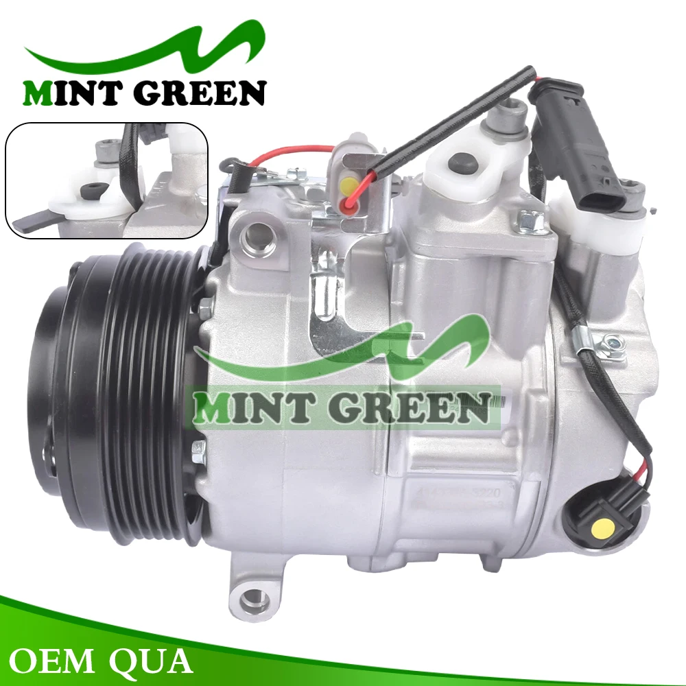 AC Compressor with Clutch For Mercedes Benz ML250 ML350 ML400 2.1 3.0 3.5L 14 15 000850100 92600HG00D 92600-HG00D 6 Grooves