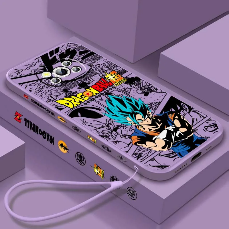 

Goku Dragon Ball Hot Art For Xiaomi Mi Poco X7 X6 X5 X4 X3 M7 M6 M5s M5 M4 M3 F7 F5 F4 Pro 5G Liquid Left Rope Phone Case