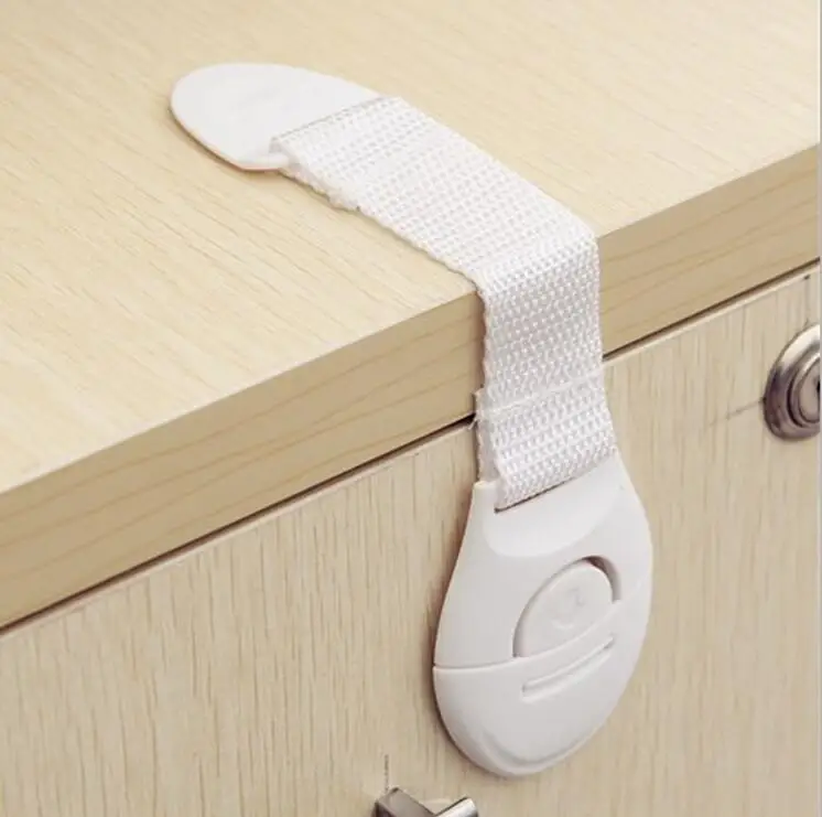 10 Pcs Door Lock Baby Safety Cabinet Wardrobe Refrigerator Belt Kids Children Drawer Security Protection Closet Fridge Meuble
