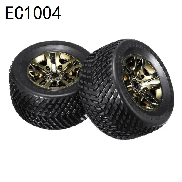 2pcs 135mm Tire Wheel Tyre EC1004 for JLB Racing CHEETAH 11101 21101 J3 Speed 1/10 RC Car Upgrade Parts Spare Accessories