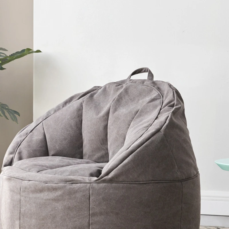 

Shell bean bag lazy sofa removable and washable modern minimalist leisure comfortable recliner single living room