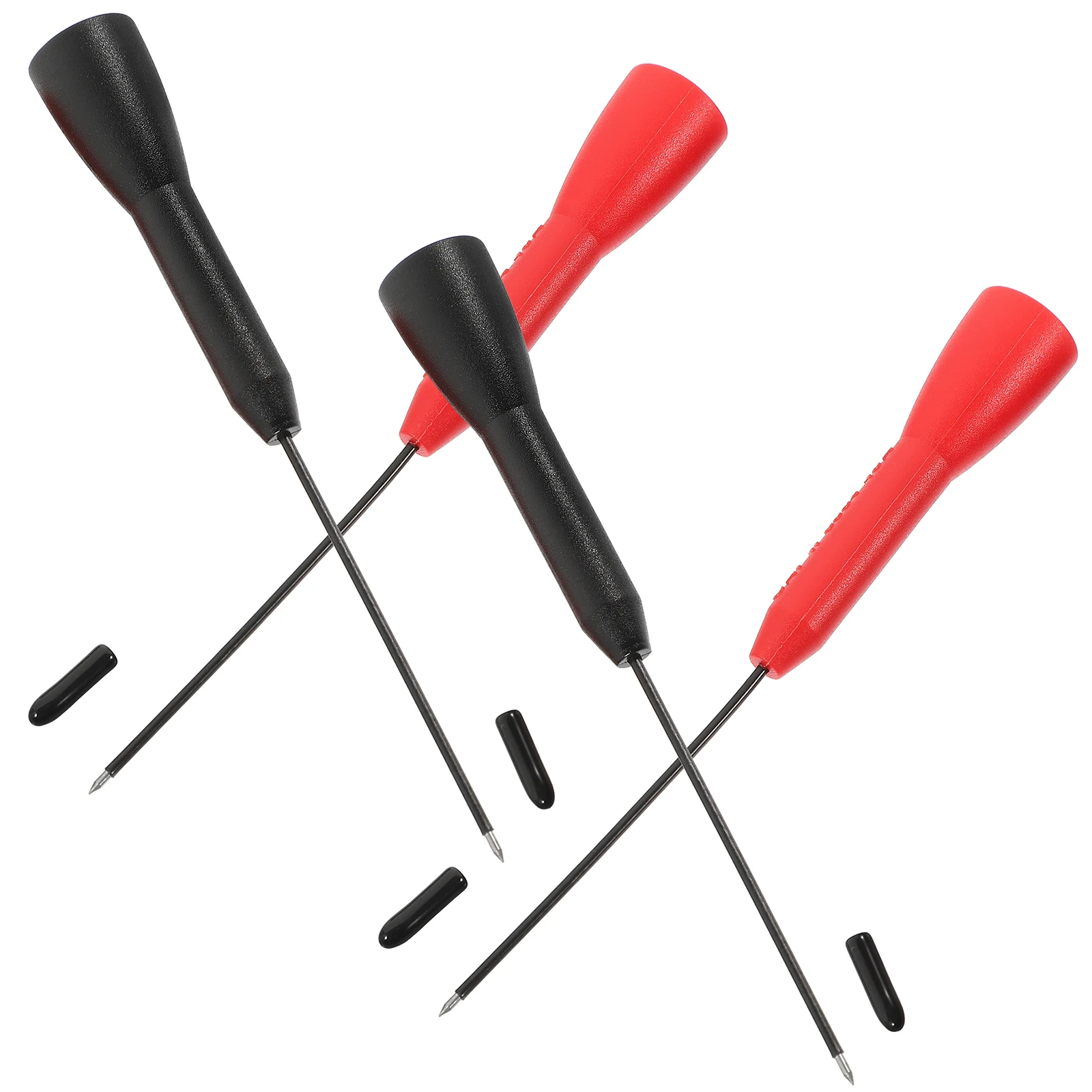 

4pcs Long Test Probe Needles Stainless Steel Multimeter Leads for Electrical Car Industry Testing Tools