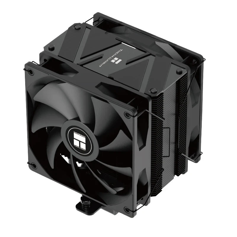 Thermalright BA120 EVO DARK CPU air-cooled Heat Sink，6 Thermal pipe single tower double fan supports LGA1700 AMD AM5