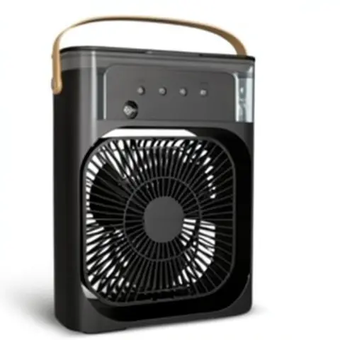 USB Desktop Mist Fan 5 Nozzles Humidifier Portable Cooling Cooler For Office Home Bedroom Quiet Air Conditioner Summer