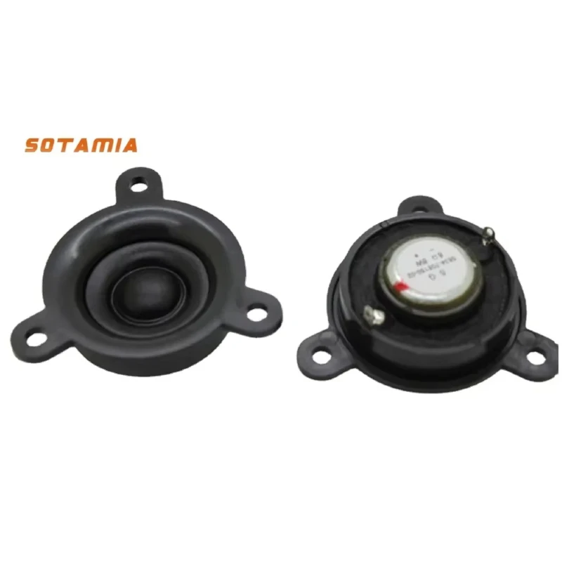 SOTAMIA 2 uds 1 "1,5" Tweeter de altavoz de Audio 8 Ohm 8W de película de neodimio de altavoz de agudos de teatro en casa altavoz DIY