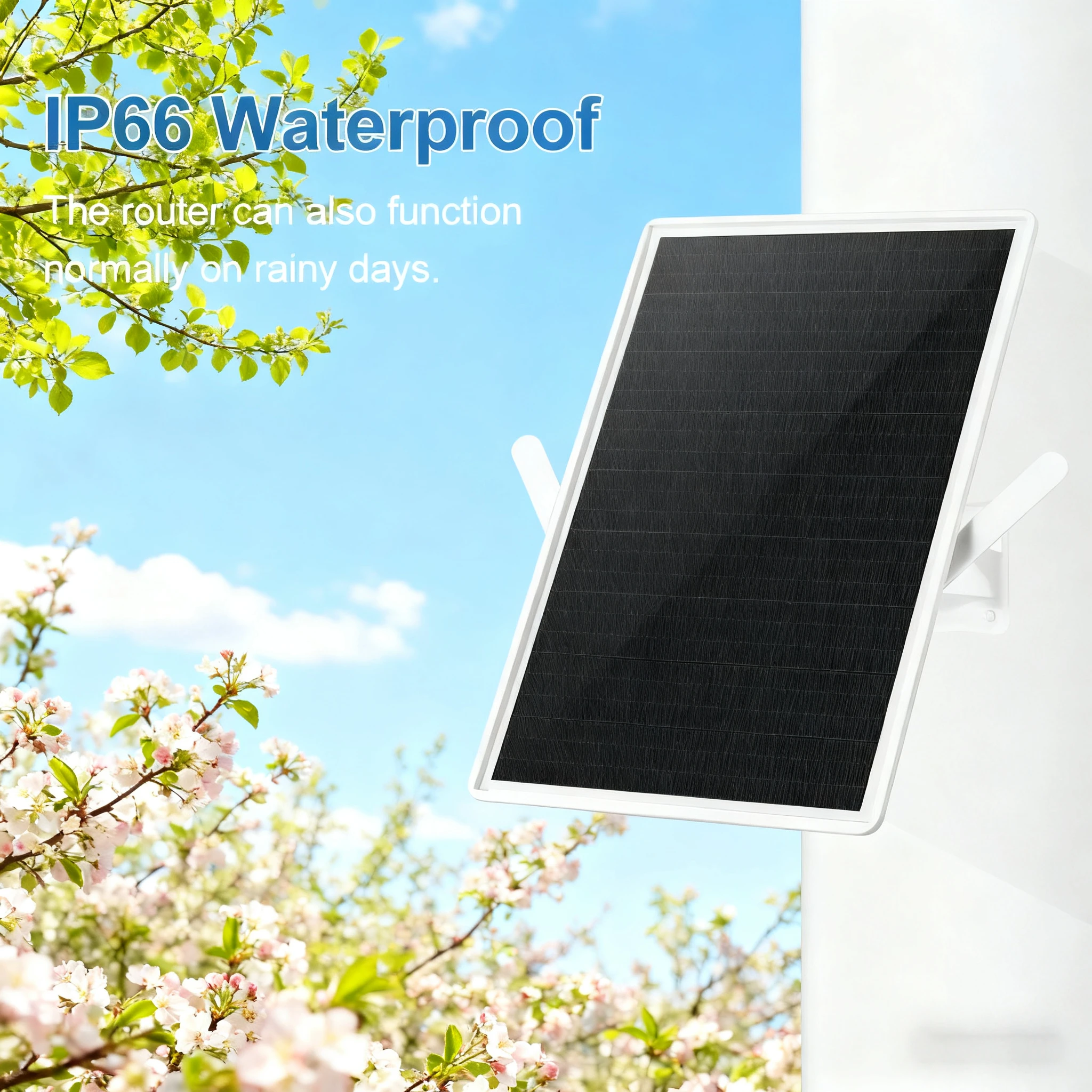 เราเตอร์ LS VISION 15W 4G รองรับซิมการ์ด พร้อมแผงโซลาร์เซลล์ในตัว แบตเตอรี่ 20000mAH เราเตอร์ 2.4Ghz WiFi Hotspot กันน้ำระดับ IP66