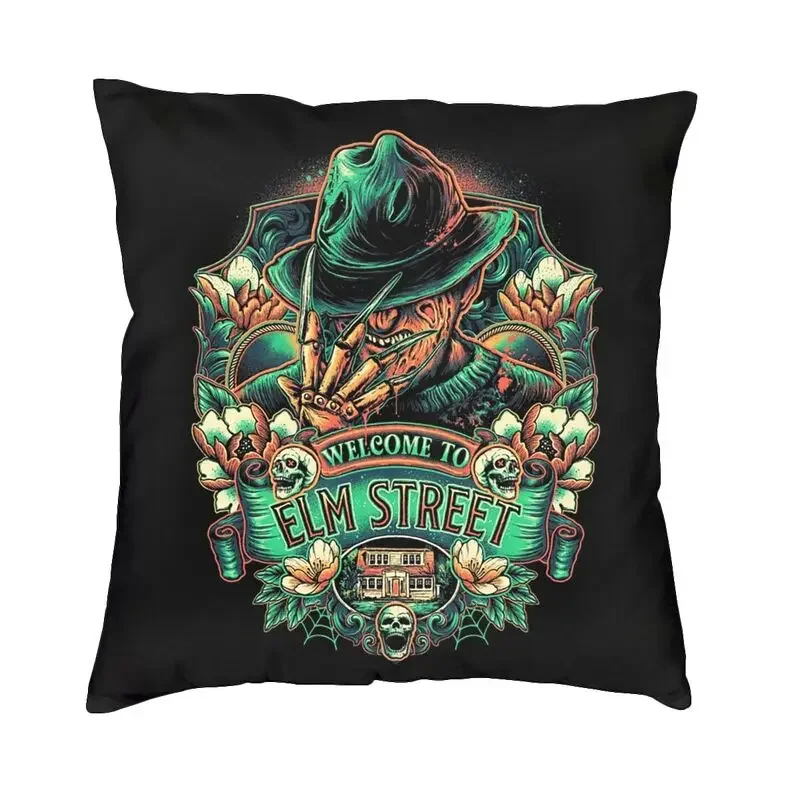 

Horror halloween movies welcome sofa luxury cushion cover soft pillowcase pillow covers